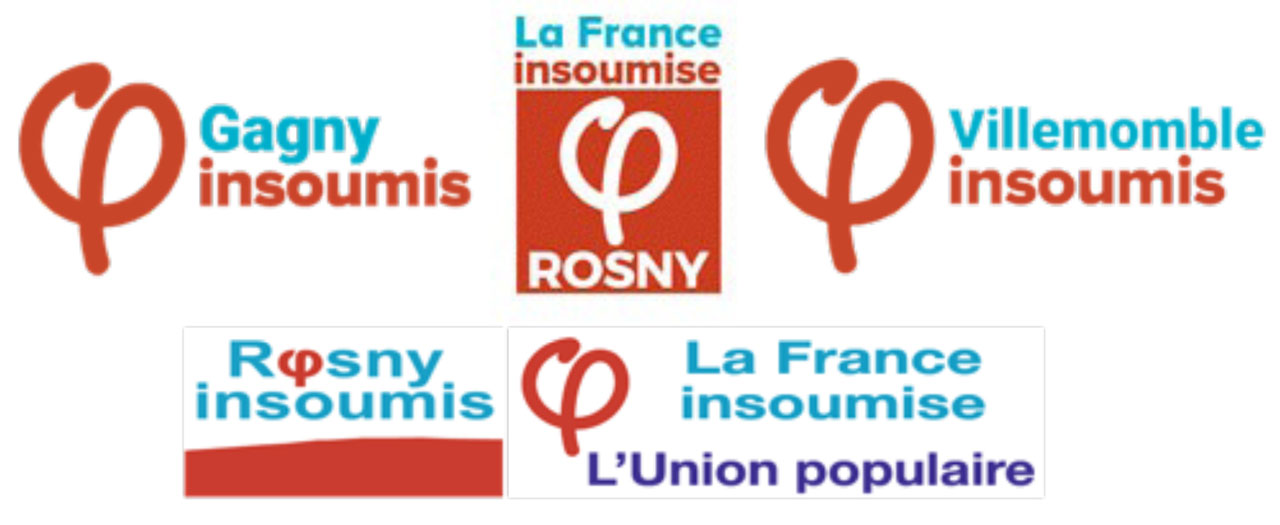 Logo_Gagny, La France insoumise Rosny, Villemomble et Rosny insoumis